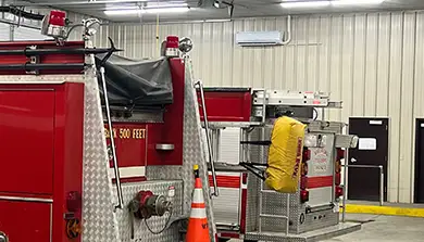 EcoHeat Maine municipal mini-split installation