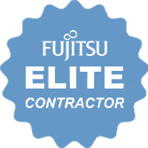 Fujitsu Elite Contractor badge — EcoHeat Maine